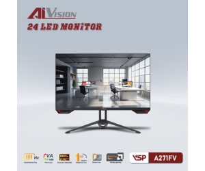  LCD 27' AIVISION A271FV BLack Chính hãng (VA, VGA, HDMI, 1920x1080, 100Hz, Kèm cáp HDMI, Treo tường)