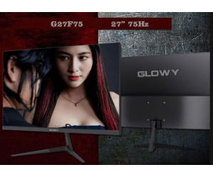 LCD 27' GLOWAY G27F75 Phẳng Chính hãng (IPS - VGA, HDMI, 1920x1080, 75Hz, 3 cạnh viền mỏng, Kèm cáp HDMI, Treo tường)