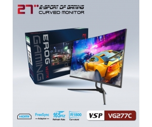 LCD 27” VSP VG277C Black Chính hãng (VA - DP, HDMI, 1920x1080, 165Hz, Cong)