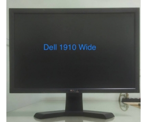 LCD RN 19' DELL 1910 Wide Cũ NoBox (TN - VGA, DVI 24+1, 1440x900, 60Hz, Treo tường, Kèm chân, Ko kèm phụ kiện)