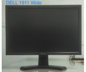 LCD RN 19' DELL 1911 Wide Cũ NoBox (TN - VGA, DVI 24+1, 1440x900, 60Hz, Treo tường, BH 1T, Kèm chân, Ko kèm phụ kiện) 