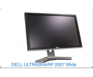 LCD RN 20' DELL 2007WFPb Ultrasharp Wide Cũ NoBox (TN - VGA, DVI 24+1, 1680x1050, 60Hz, Treo tường, BH 1T, Kèm chân, Ko kèm phụ kiện)