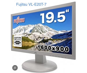 LCD RN 20' FUJITSU VVL-E20T-7 Wide White Box Renew (IPS - VGA, DVI 24+1, 1600x900, 60Hz, Kèm cáp VGA, Treo tường, Chuyên đồ họa)