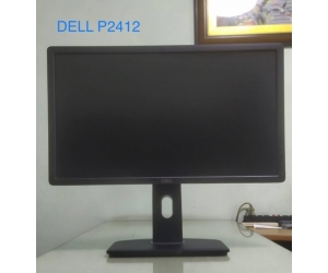 LCD RN 24' DELL P2412H Wide Cũ NoBox (TN - VGA, DVI 24+1, 1920x1080, 60Hz, Treo tường, Kèm chân, Ko kèm phụ kiện)