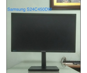 LCD RN 24' SAMSUNG S24C450DW Wide Cũ NoBox (TN - VGA, DVI 24+1, DP, 1920x1200, 60Hz, Treo tường, Kèm chân, Ko kèm phụ kiện)