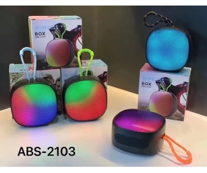Loa Bluetooth ABS-2103 Orange (5W, USB, AUX, Có khe thẻ nhớ, FM, Có led)