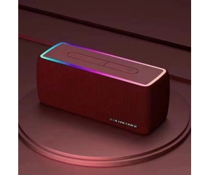 Loa Bluetooth AKD-W3 Red (2x5W, USB, AUX, Có khe thẻ nhớ, FM, Có led)