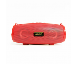 Loa Bluetooth Kimiso KMS-222 Red (2x3W, USB, AUX, Có khe thẻ nhớ)