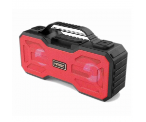 Loa Bluetooth Kimiso KMS-301 Red (2x3W, USB, AUX, Có khe thẻ nhớ, FM)