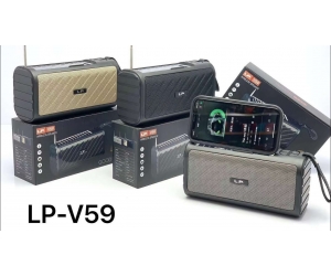 Loa Bluetooth Năng Lượng Mặt Trời LP-V59 Black (8W, USB, Có khe thẻ nhớ, FM)