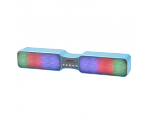 Loa Bluetooth WSTER WS-1059 Blue (2x5W, USB, AUX, Có khe thẻ nhớ, FM, Có led)