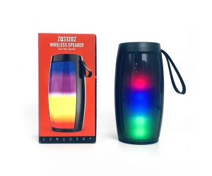 Loa Bluetooth ZQS 1202 Black (5W, USB, Có khe thẻ nhớ, Có Led)