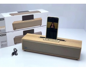 Loa Gỗ Bluetooth XM-520 (20W, USB, AUX, Có khe thẻ nhớ, FM)