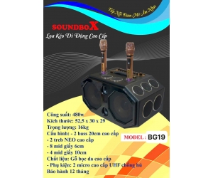 Loa Karaoke Bluetooth BG19