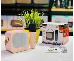 Loa Karaoke Bluetooth SDRD SD-503 Pink (6W, USB, kèm 1 micro)