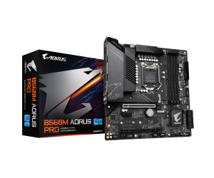 Mainboard SK 1200 GIGABYTE B560M AORUS PRO Chính hãng (DP, HDMI, M.2 PCIe/NVMe, LAN 2500Mbps, 4 khe RAM DDR4)
