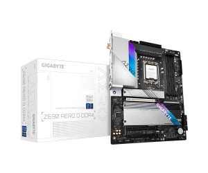 Mainboard SK 1700 GIGABYTE Z690 AERO G DDR4 Chính hãng (HDMI, DP, Wifi, M.2 PCIe/NVMe, LAN 2500Mbps, 4 khe RAM DDR4)