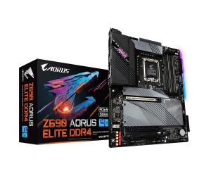 Mainboard SK 1700 GIGABYTE Z690 AORUS ELITE DDR4 Chính hãng (HDMI, DP, M.2 PCIe/NVMe, LAN 2500Mbps, 4 khe RAM DDR4)