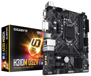 Mainboard SK 1151v2 GIGABYTE H310M-DS2V/S2/D2VX 2.0 Box RENEW (VGA,LAN 1000Mbps, 2 khe RAM DDR4, BH 36T)