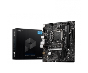 Mainboard SK 1200 MSI B560M PRO E Chính hãng (VGA, HDMI, M.2 PCIe/NVMe, LAN 1000Mbps, 2 khe RAM DDR4)