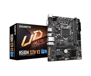 Mainboard SK 1200 v1-2 GIGABYTE H510M S2H V3 Chính hãng (DP, DVI, HDMI, M.2 PCIe/NVMe, LAN 1000Mbps, 2 khe RAM DDR4, mATX)