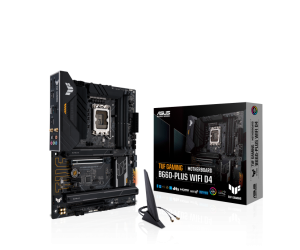 Mainboard SK 1700 v1 ASUS TUF GAMING B660-PLUS WIFI D4 Chính hãng (HDMI, DP, 3xM.2 PCIe/NVMe, LAN 2500Mbps, 4 khe RAM DDR4, Wifi 2 băng tần, Bluetooth v5.2, mATX)