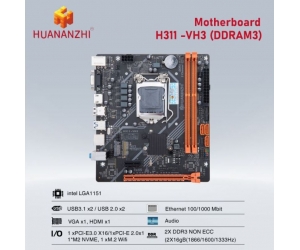 Mainboard SK LGA1151 Huananzhi H311-VH3 Chính Hãng