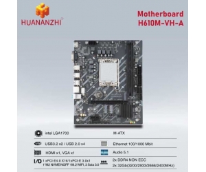 Mainboard SK LGA1700 Huananzhi H610M-VH-A Chính Hãng