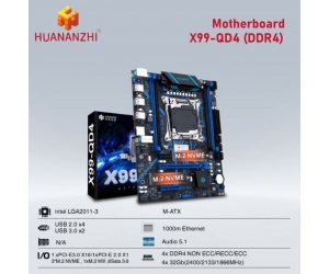 Mainboard SK LGA2011-3 Huananzhi X99-QD4 Chính Hãng