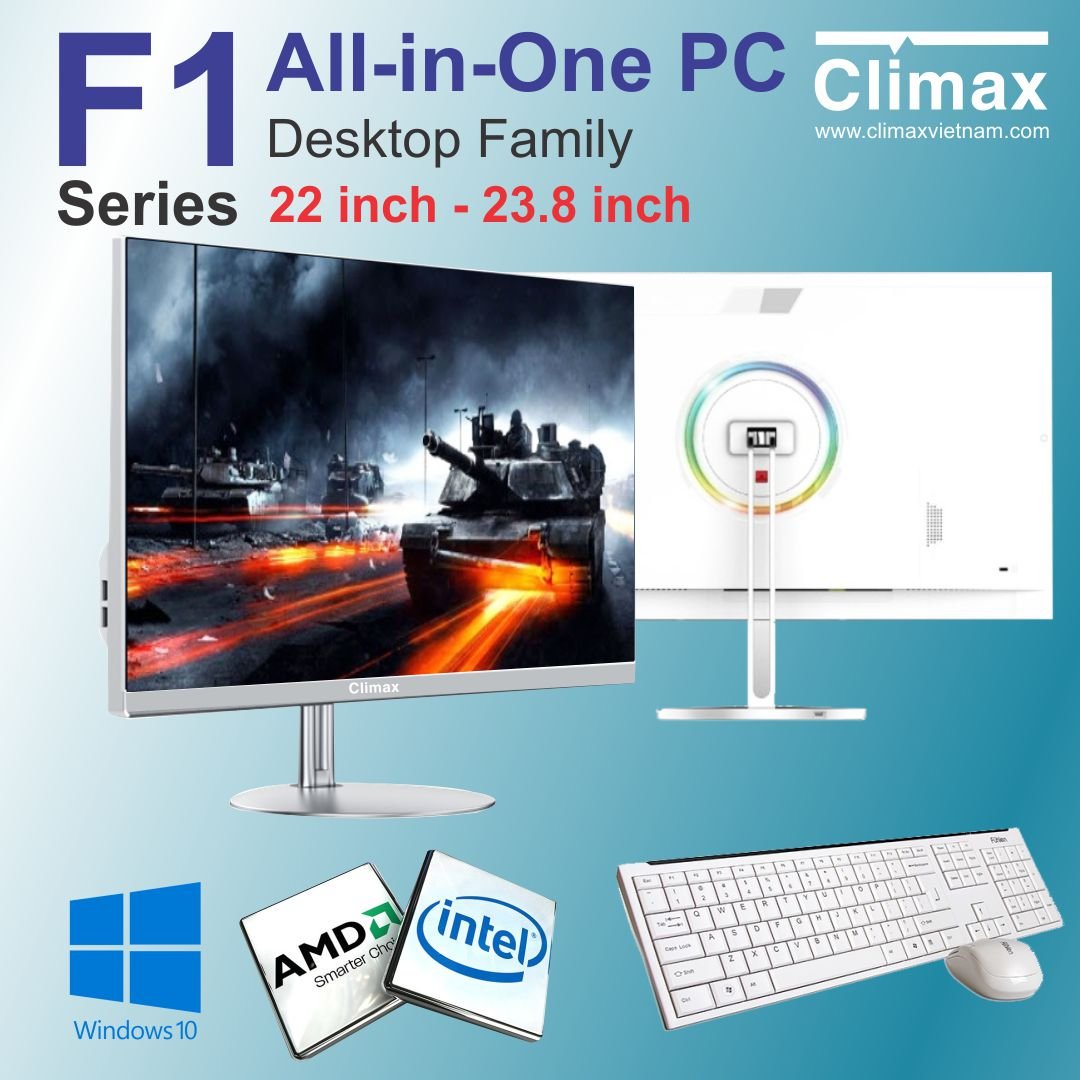 Máy tính để bàn All In One Climax CL-i78256F1-6G