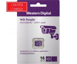Thẻ nhớ MicroSD 16G Western Digital Purple Box Class10 100MB/s Công ty