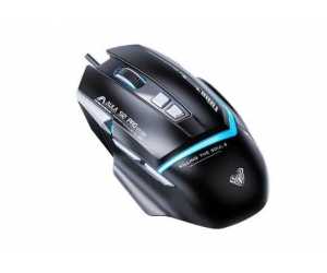 Mouse có dây AULA S12 PRO Led RGB Black USB Gaming Chính hãng