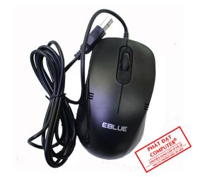 Mouse có dây EBLUE EMS645BK USB Chính hãng