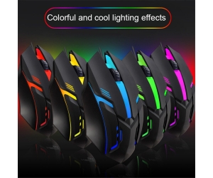 Mouse có dây Gaming LED 7 Màu USB