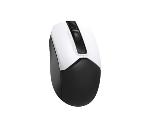Mouse ko dây A4TECH FG12 White Chính hãng (Có pin, 1xAA, Công tắc)