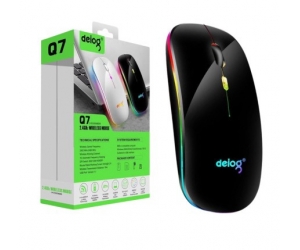 Mouse ko dây Deiog Q7 Black Bluetooth chính hãng