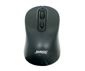 Mouse ko dây JEDEL WD138 Black Wireless + Bluetooth (1XAA, Có pin, 1600DPI)