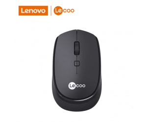 Mouse ko dây LECOO WS202 Black Chính hãng (Có pin, 1xAA)	