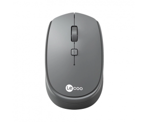 Mouse ko dây LECOO WS202 Grey Chính hãng (Có pin, 1xAA) (Khuyến mãi MUA 10 TẶNG 1 sản phẩm cùng loại)