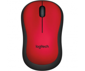 Mouse ko dây LOGITECH M220 RED Silent (1xAA, Công tắc, Nhấp ko ồn) 