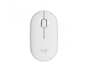 Mouse ko dây LOGITECH PEBBLE M350 White Wireless + Bluetooth (1xAA, Công tắc)