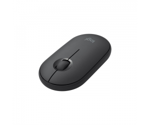 Mouse ko dây LOGITECH BLACK PEBBLE M350 Wireless + Bluetooth (1xAA, Công tắc)