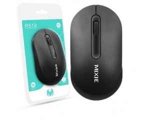 Mouse ko dây MIXIE R518 Black Chính hãng (Có pin, 1xAA)