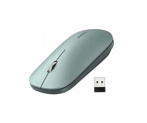 Mouse ko dây Ugreen MU001 25159 Green Wireless + Bluetooth (Kèm pin AA)
