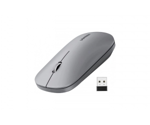 Mouse ko dây Ugreen MU001 25160 Gray Wireless + Bluetooth (Kèm pin AA)