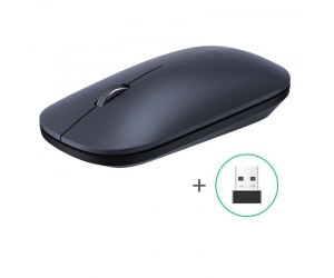 Mouse ko dây Ugreen MU001 25163 Black Wireless + Bluetooth (Kèm pin AA)