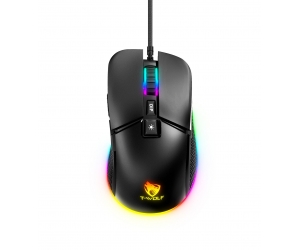 Mouse có dây T-WOLF G590 Black LED RGB USB Gaming 