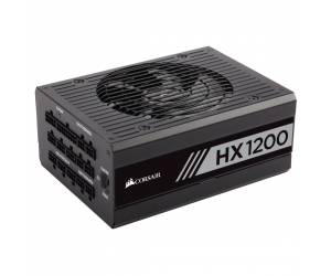 Nguồn CST CORSAIR HX1200 CP-9020140-NA 80 PLUS PLATINUM Modular Chính hãng (2x4+4pin, 8x6+2pin, Dây dài dạng Modular, Kèm dây nguồn)