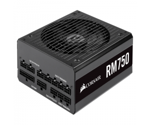 Nguồn CST CORSAIR RM750 CP-9020195-NA 80 PLUS Gold Modular Chính hãng (2x4+4pin, 3x6+2pin, Dây dài dạng Modular, Kèm dây nguồn)