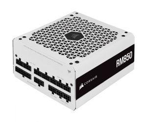Nguồn CST CORSAIR RM850 White CP-9020232-NA 80 PLUS Gold Modular Chính hãng (3x4+4pin, 4x6+2pin, Dây dài dạng Modular, Kèm dây nguồn)